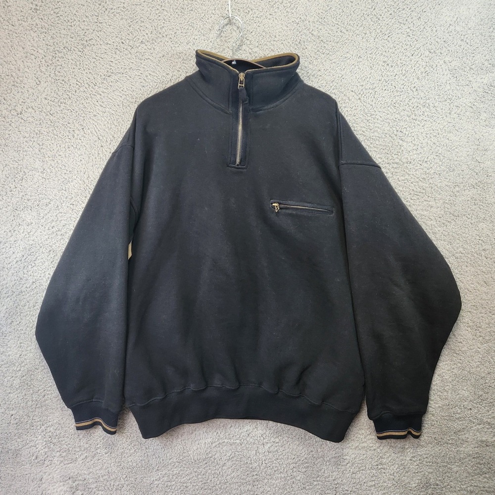 Vintage‎ Steve Stricker Fairway Sport Pullover 1/4 Zip Sweatshirt Mens XL Golf